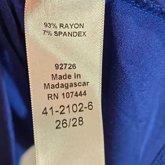 Jessica London plus size 26 blue mockneck top NWT - Picture 5 of 8
